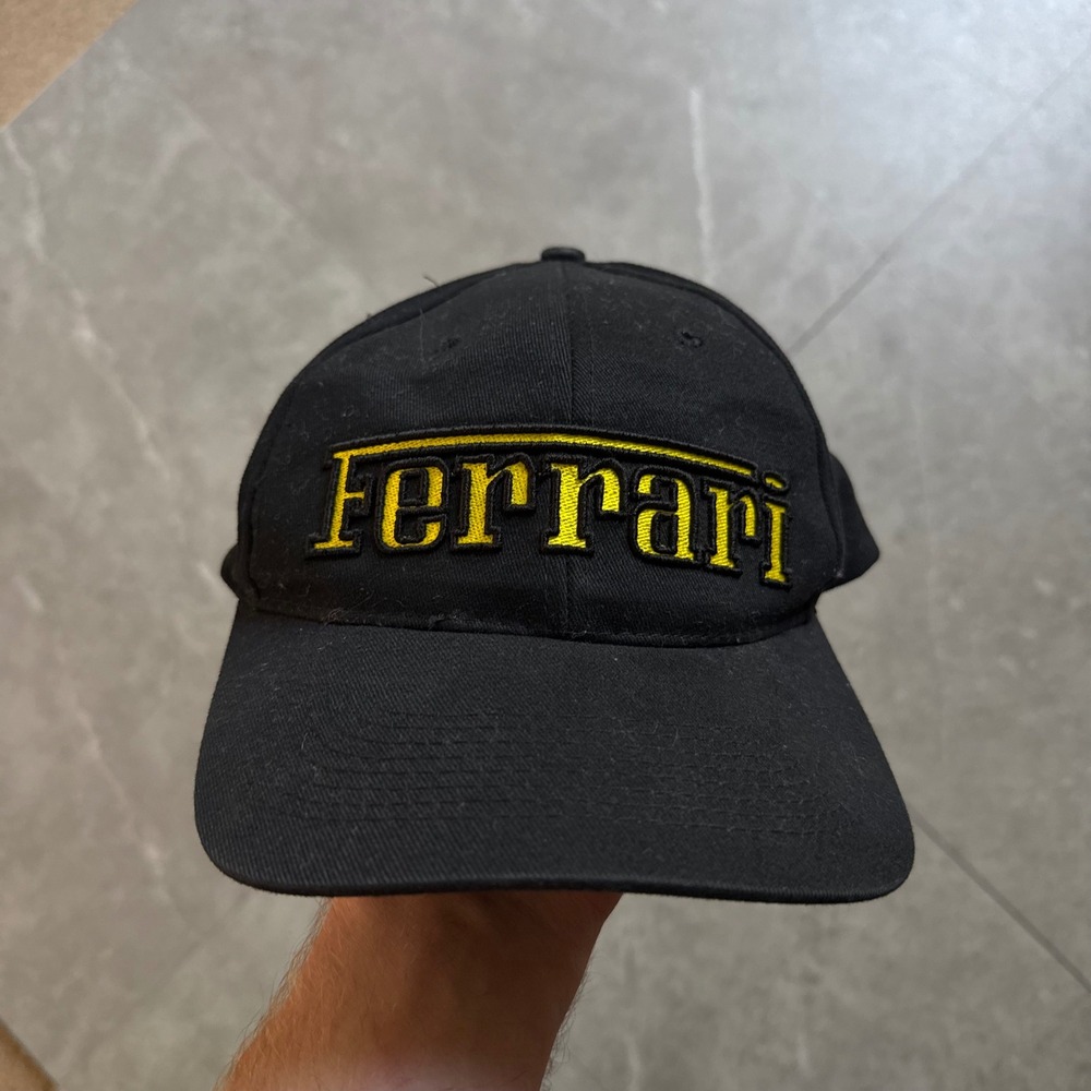 Vintage 90s Ferrari Nice Man Sports Hat